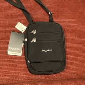 Baggallini Black Messenger Bag